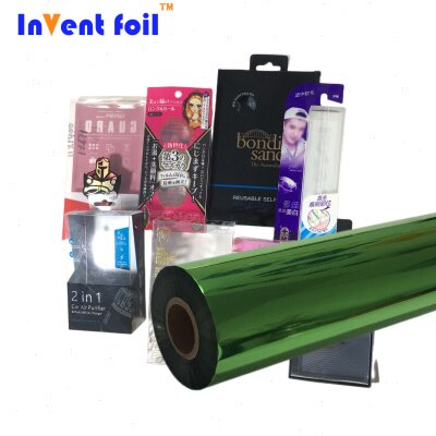 INVENT FOIL绿色烫金膜纸塑通用RoHS电化铝烫金纸