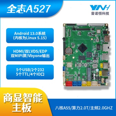音诺恒全志A527商显安卓主板 广告机自助机智能设备数字标牌主板