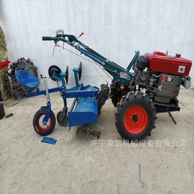 小型手扶水冷拖拉机多功能犁地旋耕起垄播种机15-25马力农用拖拉