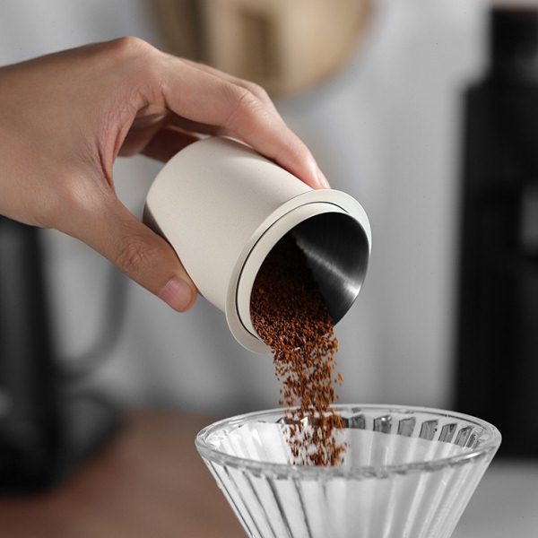 MHW-3BOMBER轰炸机倒扣接粉杯58mm手柄通用落粉杯意式磨豆接粉器