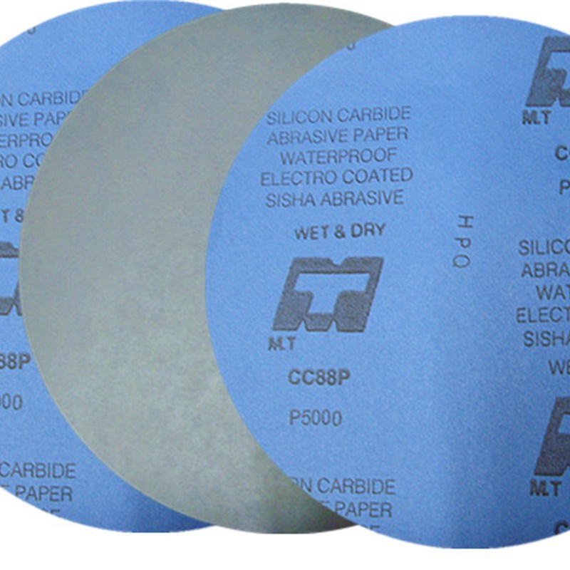 金相耐磨水砂纸 圆形实验室用研磨粒度P320目到5000目 MT牌碳化硅