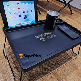 包邮 NBHD户外露营轻量化便携折叠桌家用懒人桌用餐床上电脑桌支架