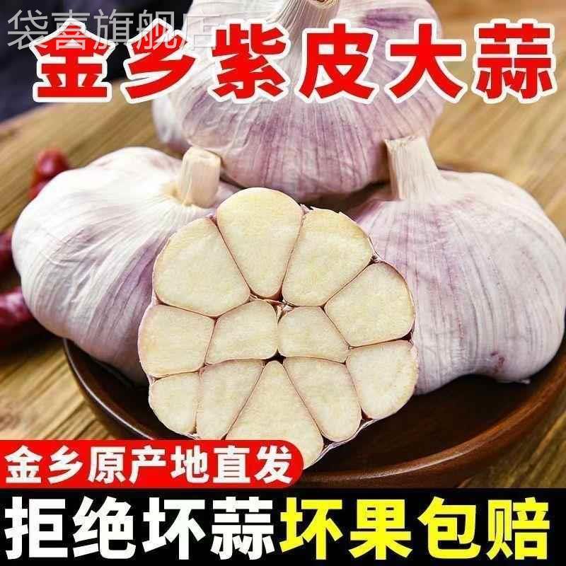 干蒜5斤2024新鲜大蒜头紫皮白皮头籽9斤农家蒜米种子非鲜蒜糖醋