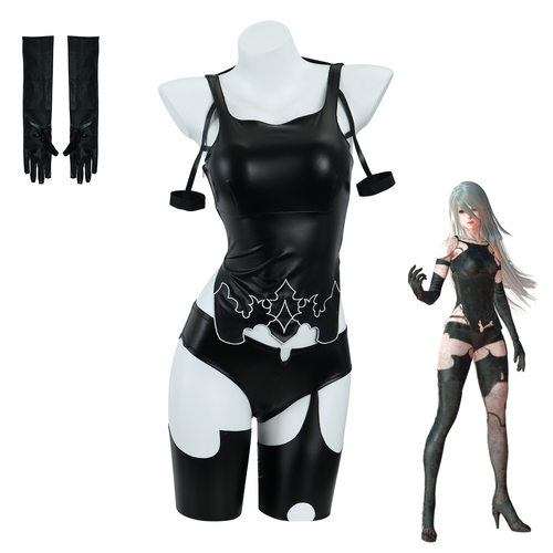 尼尔机械纪元cos服尤尔哈A2cosplay角色扮演性感漆皮服装