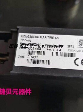 KONGSBERG康斯伯模块 RSER200-4 RMP201-8 RHUB200-5议价$