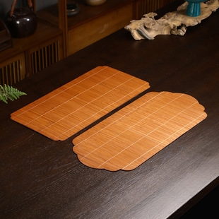 竹丝茶垫茶席大漆工艺竹编特细丝手工天然香道席茶道配件茶壶垫