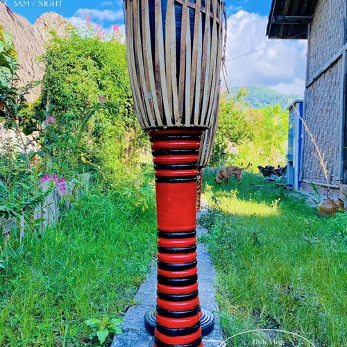 108cm傣族象脚鼓专业表演泼水节表演奏云南鼓傣族象脚鼓跳舞乐器