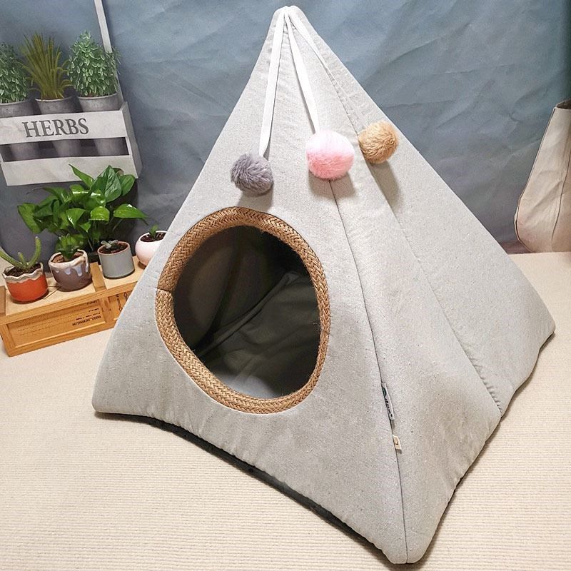 网红猫窝狗窝四季通用半封闭狗窝冬季保暖抗寒猫窝可拆洗猫咪用品,宠物/宠物食品及用品,猫窝/屋/帐篷/沙发,淘宝优惠券,粉丝福利购,淘宝优惠卷