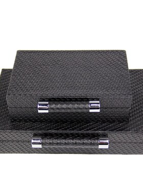 样板房书柜书架创意装饰品装饰盒收纳盒儿童房摆件轻奢室内陈设品