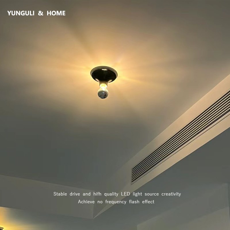 Artemide玄关门头过道吸顶灯中古包豪斯咖啡厅门厅洗手间镜前灯具