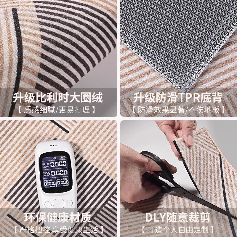 绿色入户门地垫2025新款门口专用脚垫子防滑耐脏进门玄关地毯门垫