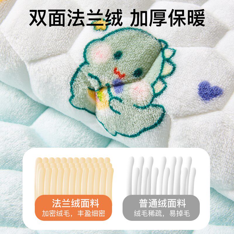 幼儿园床垫褥子秋冬儿童午睡铺床毯子宝宝婴儿床垫子加绒软垫