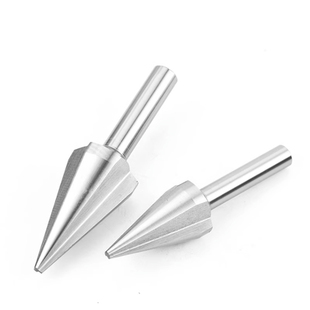 三刃直柄倒角刀倒角钻锪钻倒角器30度16.520.5 25 31单边15度