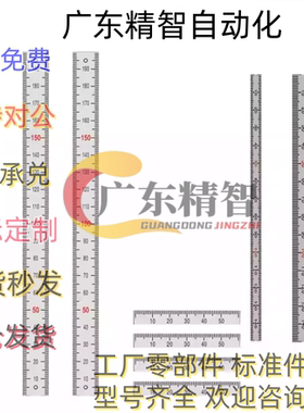 替怡合达刻度尺 BLR02 12 32 42 52 72-L60 L100 L200 L300铝标尺