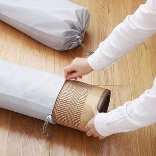 家用凉席收纳袋防水防潮席子草席竹席防尘袋地毯折叠藤席束口袋