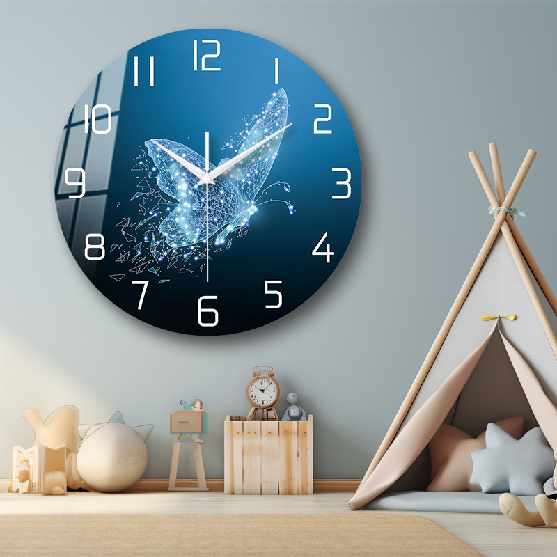 创意艺术a简约客厅静音挂钟表时钟挂墙石英钟客厅现代简约装饰轻