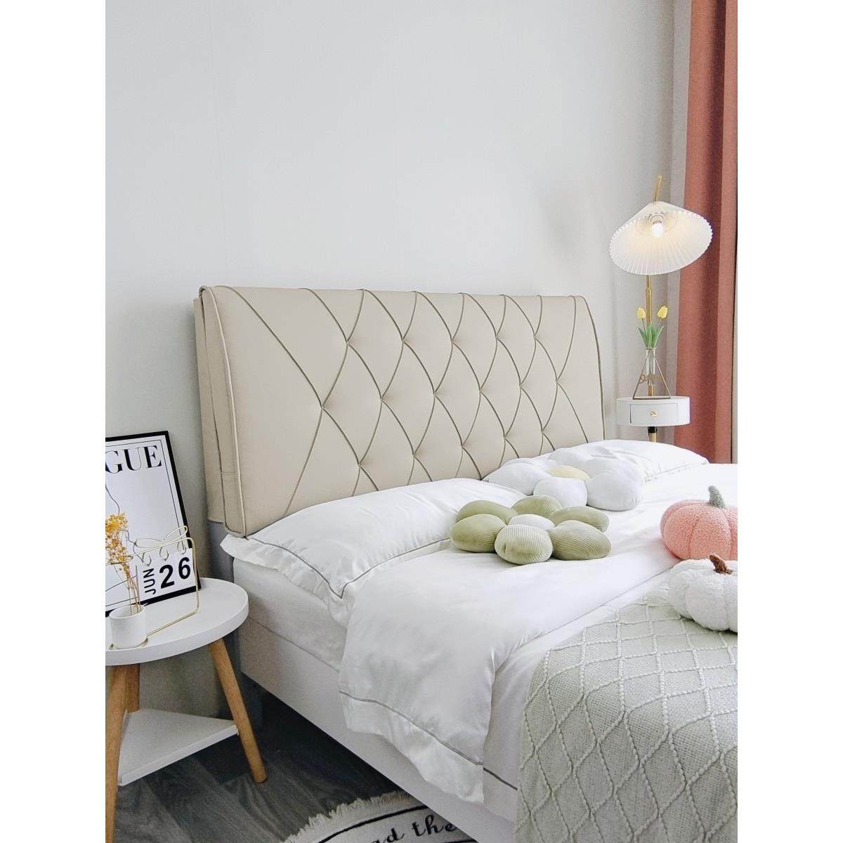 简约科技布床头软包靠垫 卧室双人海绵大靠背榻榻米可定制可粘贴,居家布艺,床头靠垫,淘宝优惠券,粉丝福利购,淘宝优惠卷