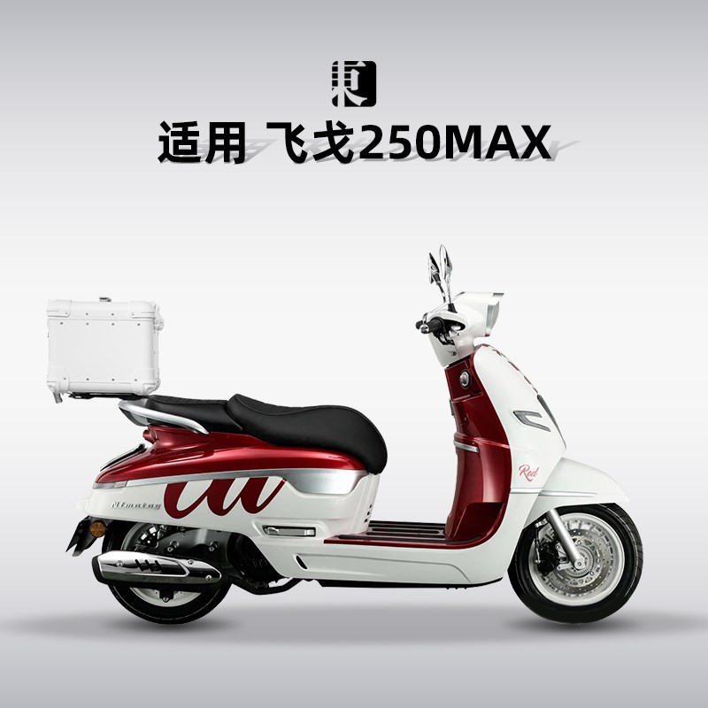 适用南方飞戈250MAX150尾箱铝合金摩托车后备箱梦拉丽莎后尾箱子