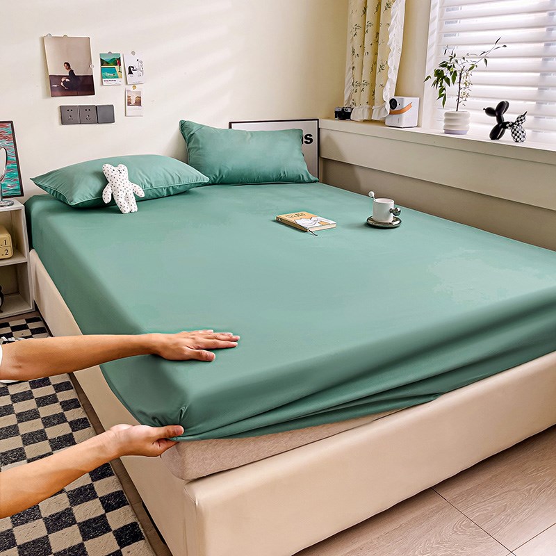 床笠单件床罩床套夏季席梦思床垫纯水洗棉防L尘保护床单全包2023