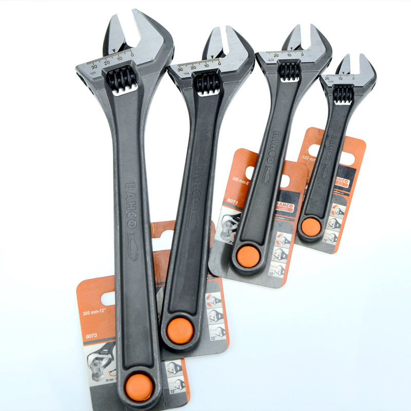 BAHCO瑞典百固鱼牌活动扳手8069/8070/8071/8072,4/6/8/10/12寸