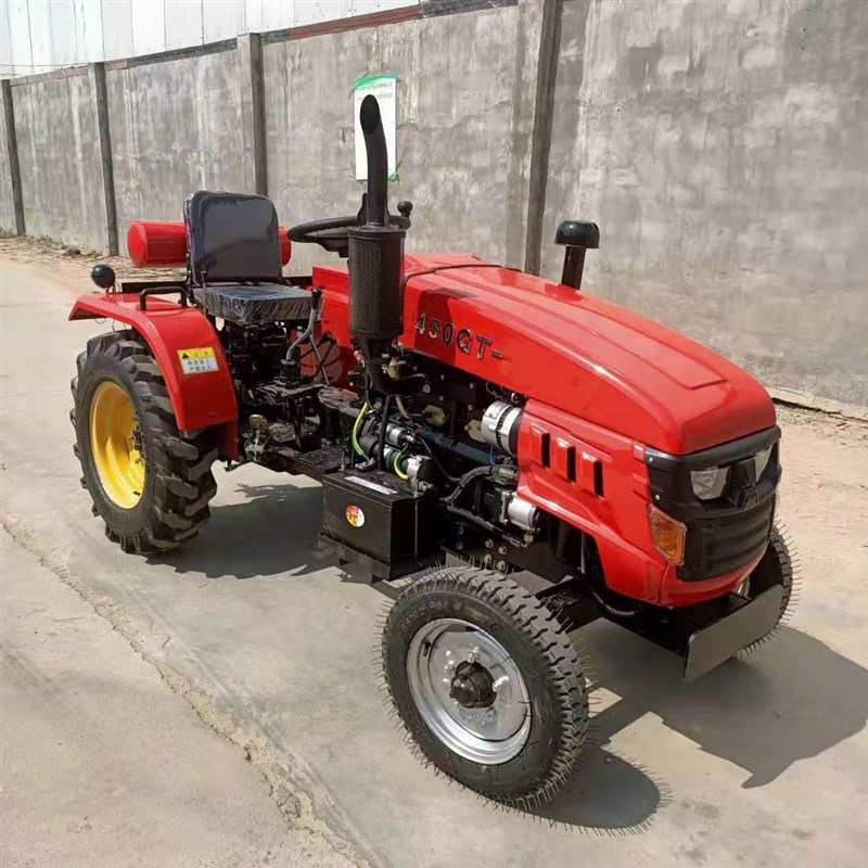 多缸四驱四e轮拖拉机 35马力两驱单杠拖拉机 小型四轮旋耕机