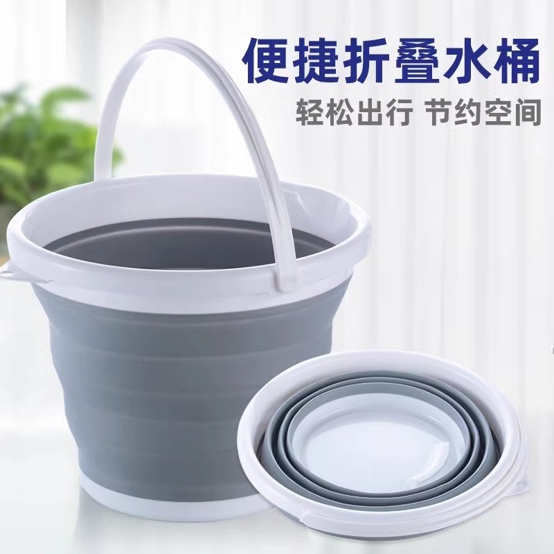 车载垃圾桶汽车内用可折叠置物筒雨伞收纳垃O圾袋户外洗车钓鱼水