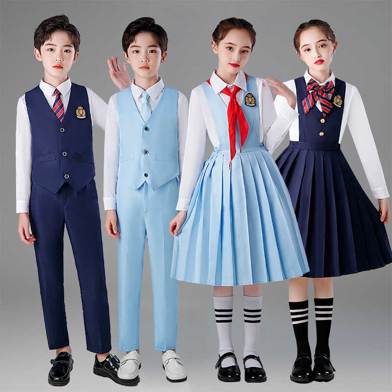 六一儿童合唱服演出服诗歌朗诵z表演服装男女童爱国红歌大合唱礼