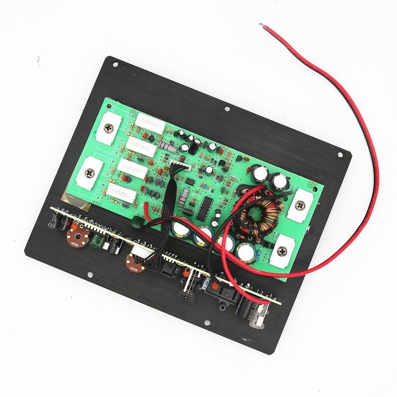 音响车载10寸12寸单路有源低音炮主板功放板大功率12v重低音功放