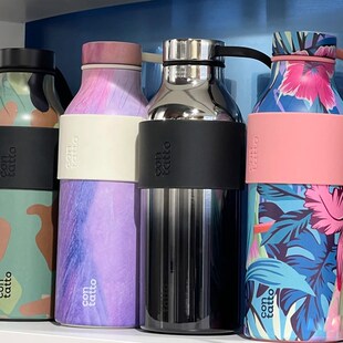 意大利contatto不锈钢保温杯男士高档高颜值杯子男生便携随行水杯