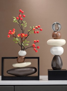 【送礼物高级感】现代简约花瓶乔迁新居朋友新房入宅客厅装饰摆件