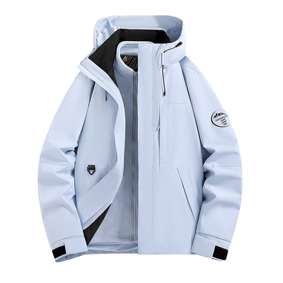 户外冲锋衣三合一男女可拆卸