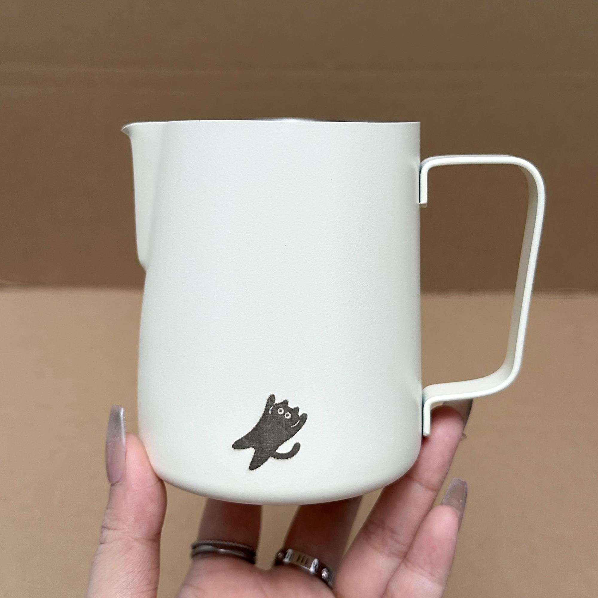 【怪高级的拉花缸】咖啡打奶缸尖嘴奶泡杯拉花神器不锈钢专业器具