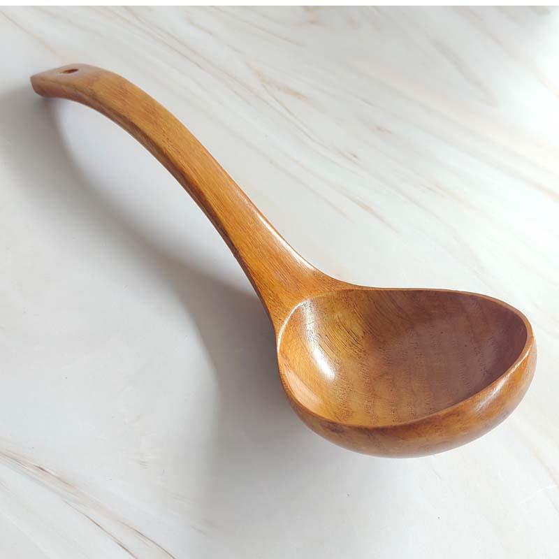 家用特价木头勺子木勺子长柄盛粥勺稀饭勺大汤勺日韩式大号木质