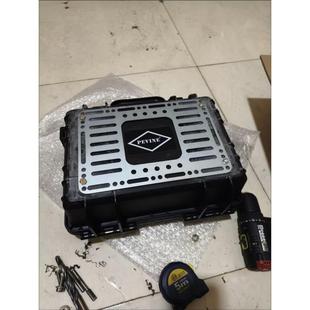 摩托车改装边箱边挂碳钢支架板战术挂板边包侧挂包多功能拓展板