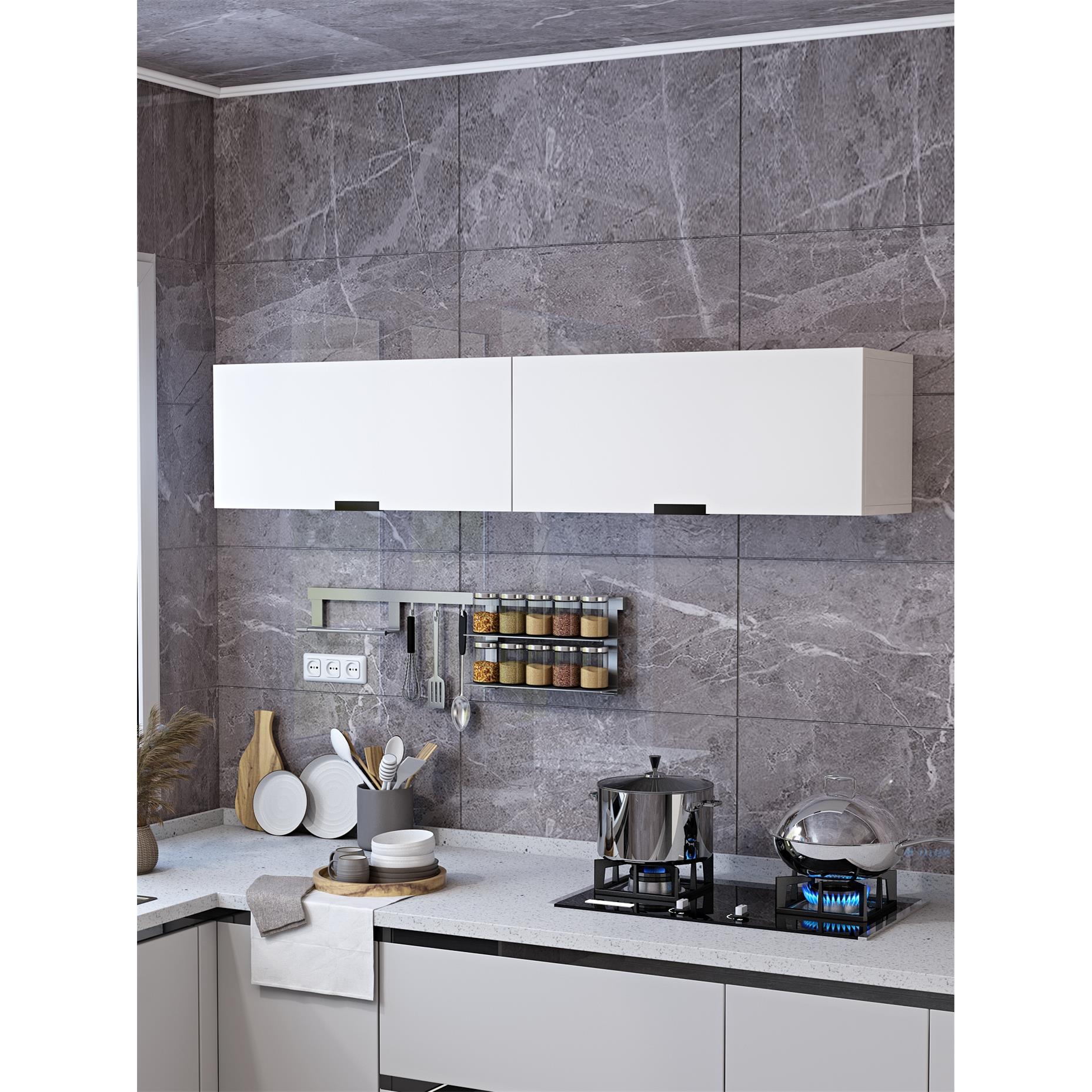 实木小吊柜厨房下方置物架调味品收纳柜卫生间上翻门墙壁柜可定制