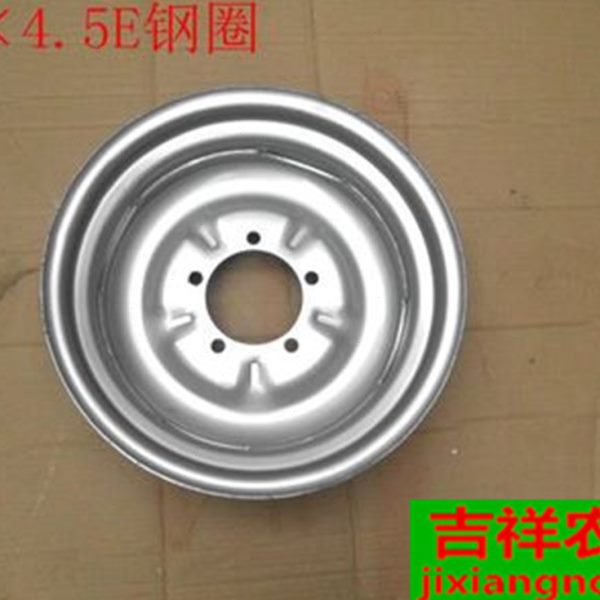 农用三轮车前轮轮毂 16×4.5E 6.00/6.50-16五孔钢圈 农机配件