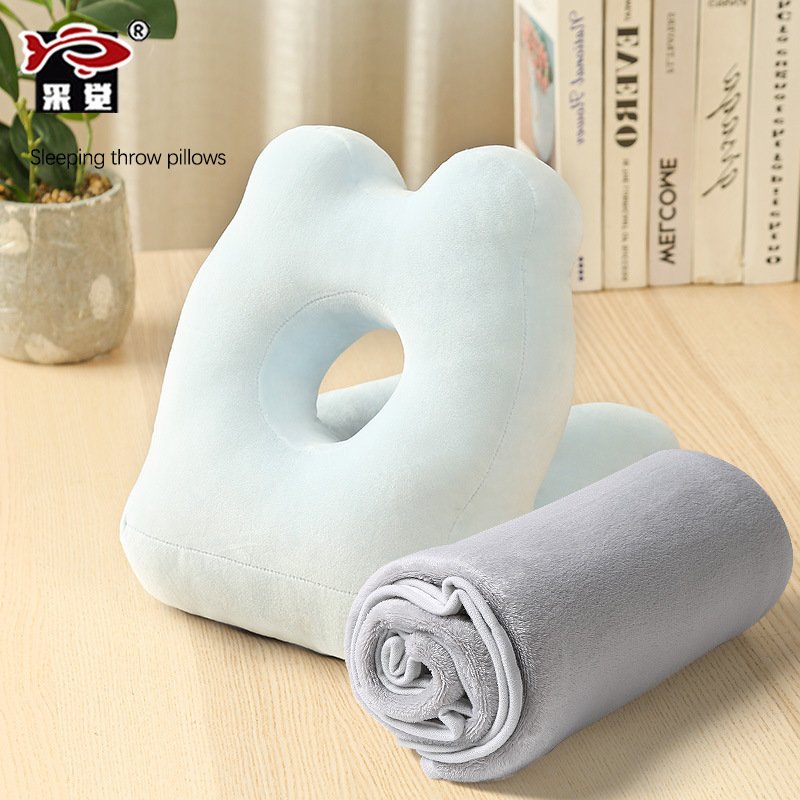 办公室午睡神器冰丝午睡枕睡觉趴趴枕教室学生午休抱枕趴睡枕
