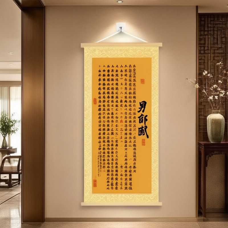 男郎赋治愈系新中式男士装饰画