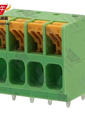 YN207R/KF/TDPT4炎牛PCB接线端子6.35mm弹簧式凤凰端子电源接线柱