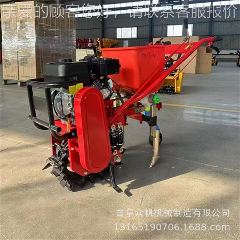 履带链轨式播汽油柴油LBK小微耕机旋耕机红牛土开沟起垄翻施肥种