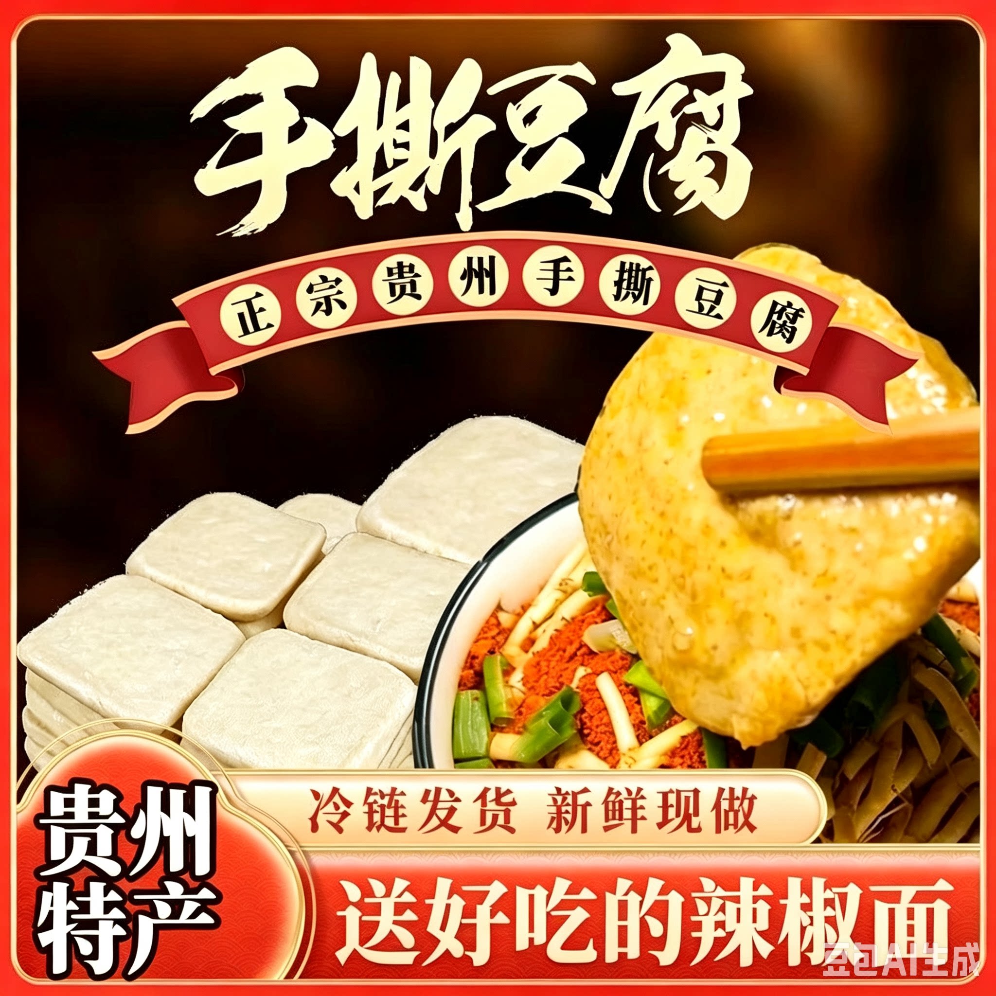 贵州毕节大方六龙手撕豆腐干