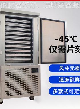 商用包速冻机小型不锈钢冷柜海参子柜子零饺冰下44445度速冻柜箱