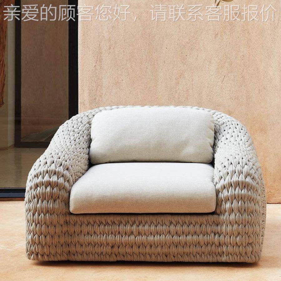 户外藤编沙发组合露天民248别墅酒店大平层庭客厅院宿藤休闲椅沙,住宅家具,户外沙发,淘宝优惠券,粉丝福利购,淘宝优惠卷