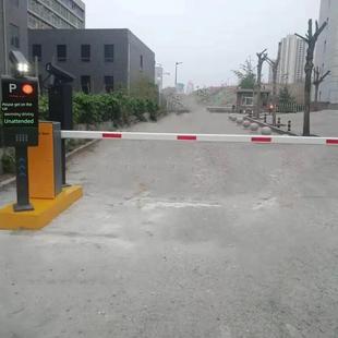 栅栏门杆直杆八角形停车场社区门卫阻拦杆可调杆伸缩杆阻拦杆杠门