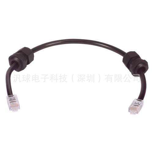 L-COM TRD855WTG-50M 超5类户外级跳线RJ45/RJ45防风雨扣环 现货