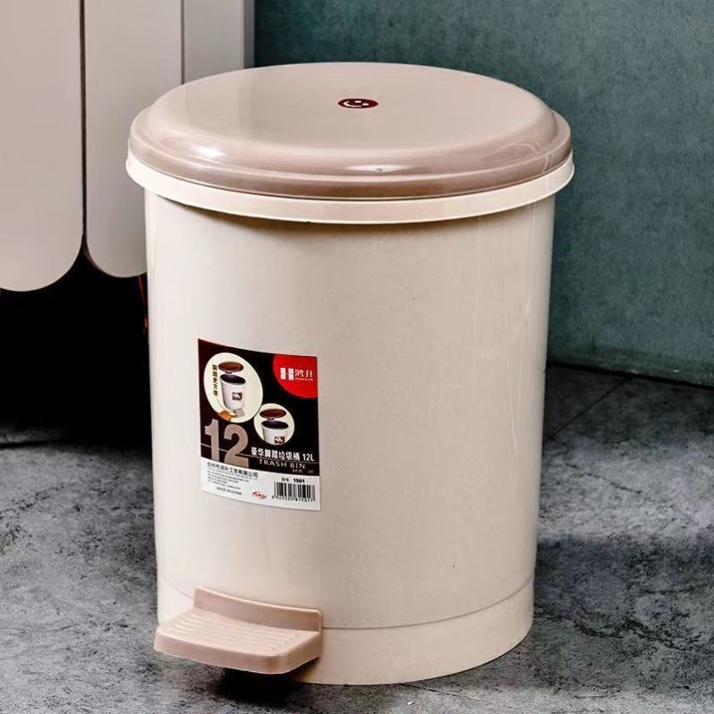脚踩大号脚踏式拉圾筒p垃圾桶垃圾桶家用带盖子子防臭厨房垃圾桶