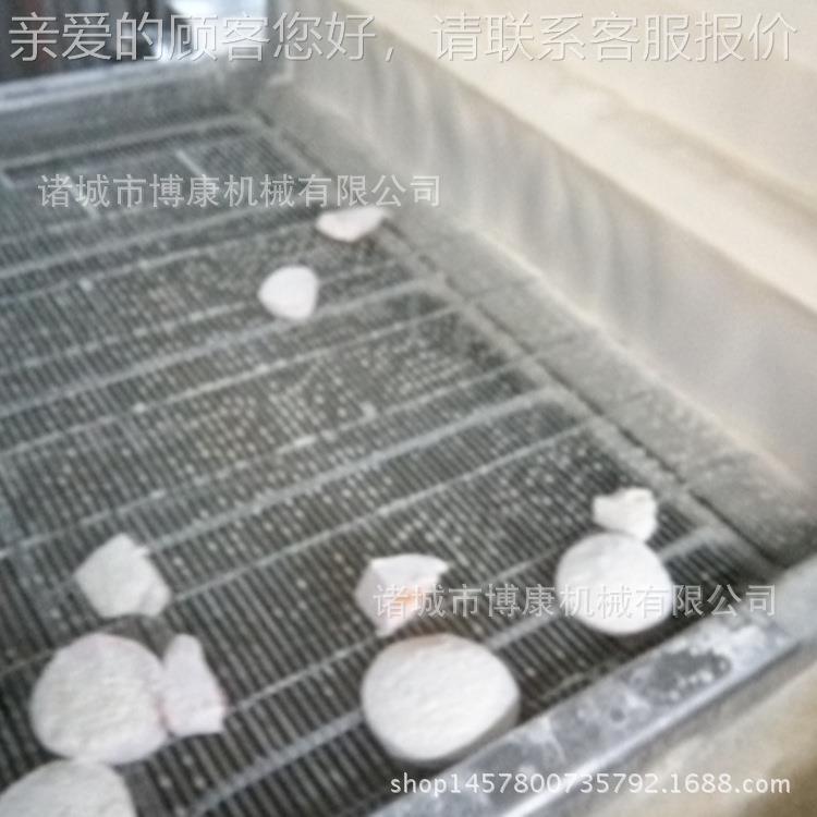 罗非淋浆机 排自动上浆裹鱼糠油炸鱼速冻生产线 鸡连续式柳JQP裹