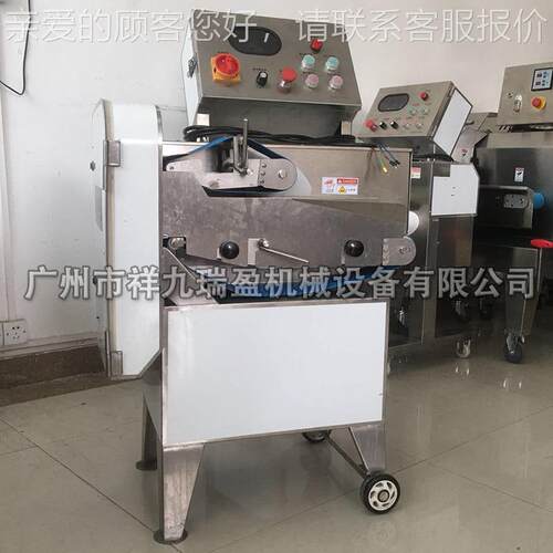 304锈钢排骨切块设备骨 小排肋排 BKB段猪蹄切粒机商用砍不剁骨机