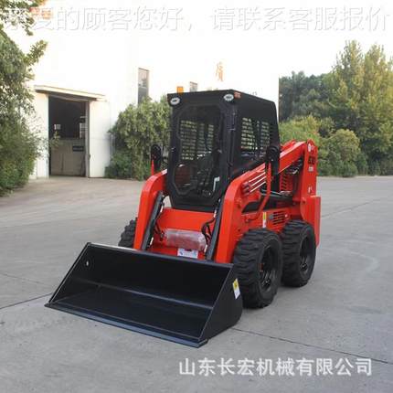 J功C10型四驱铲装载机室内多能小铲车养0449殖农车用多功能推土机