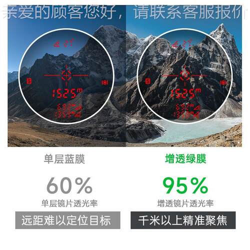 业测距仪S望远镜W-2SW-2000E000工E 高精度红外线测距2测高仪000